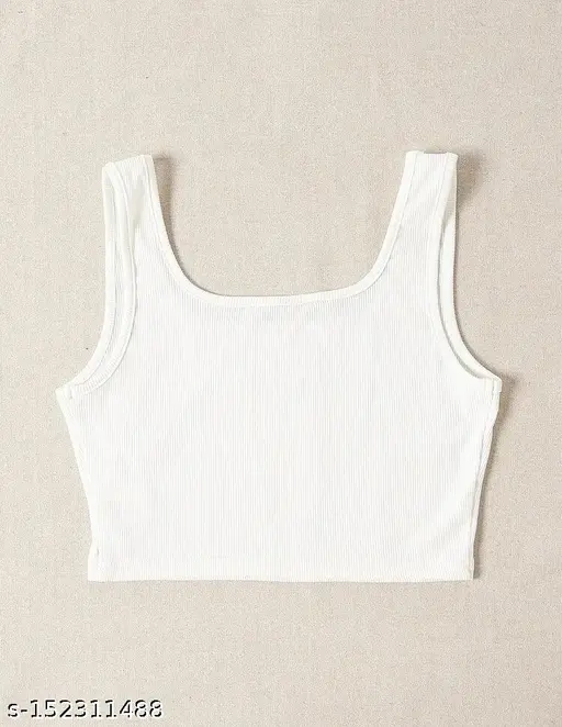 SLEEVELESS CROP TOP